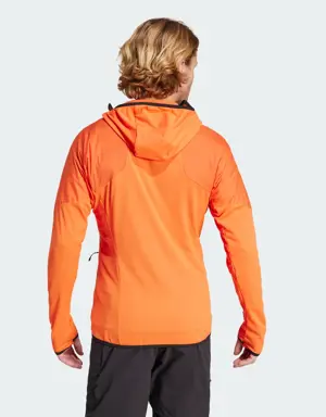 Adidas Veste ultralégère en molleton à capuche et demi-zip Techrock. 3