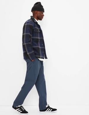 Gap Lightweight Relaxed Taper Pull-On Pants blue