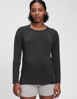 Maternity GapFit Breathe T-Shirt black