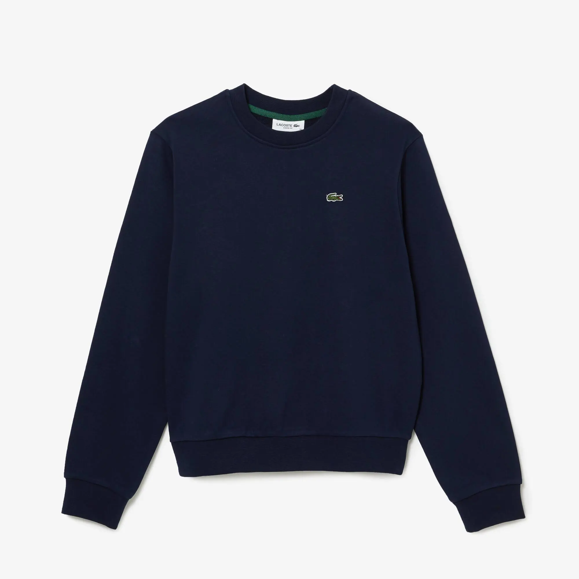 Lacoste Women's Lacoste Unbrushed Fleece Jogger Sweatshirt. 2 Lacoste Women's Lacoste Unbrushed Fleece Jogger Sweatshirt. 2