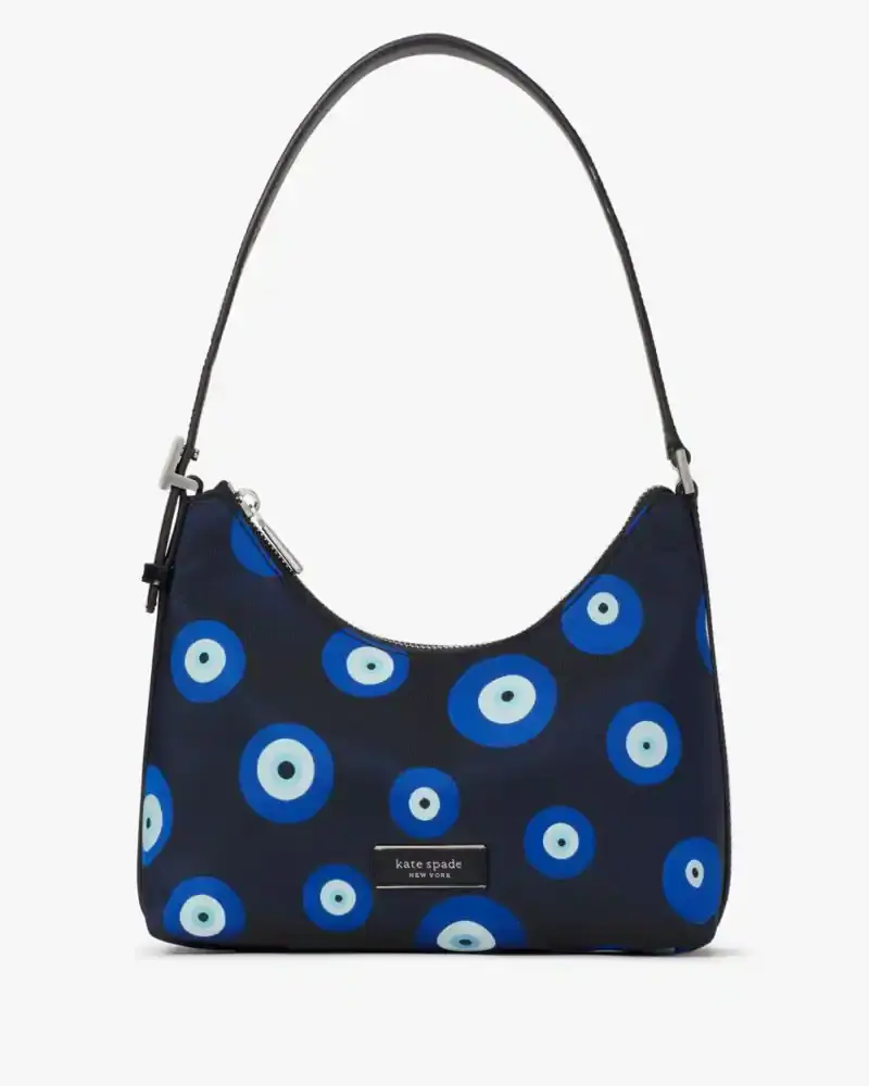 Kate Spade Sam Icon Evil Eye Jacquard Small Shoulder Bag. 1