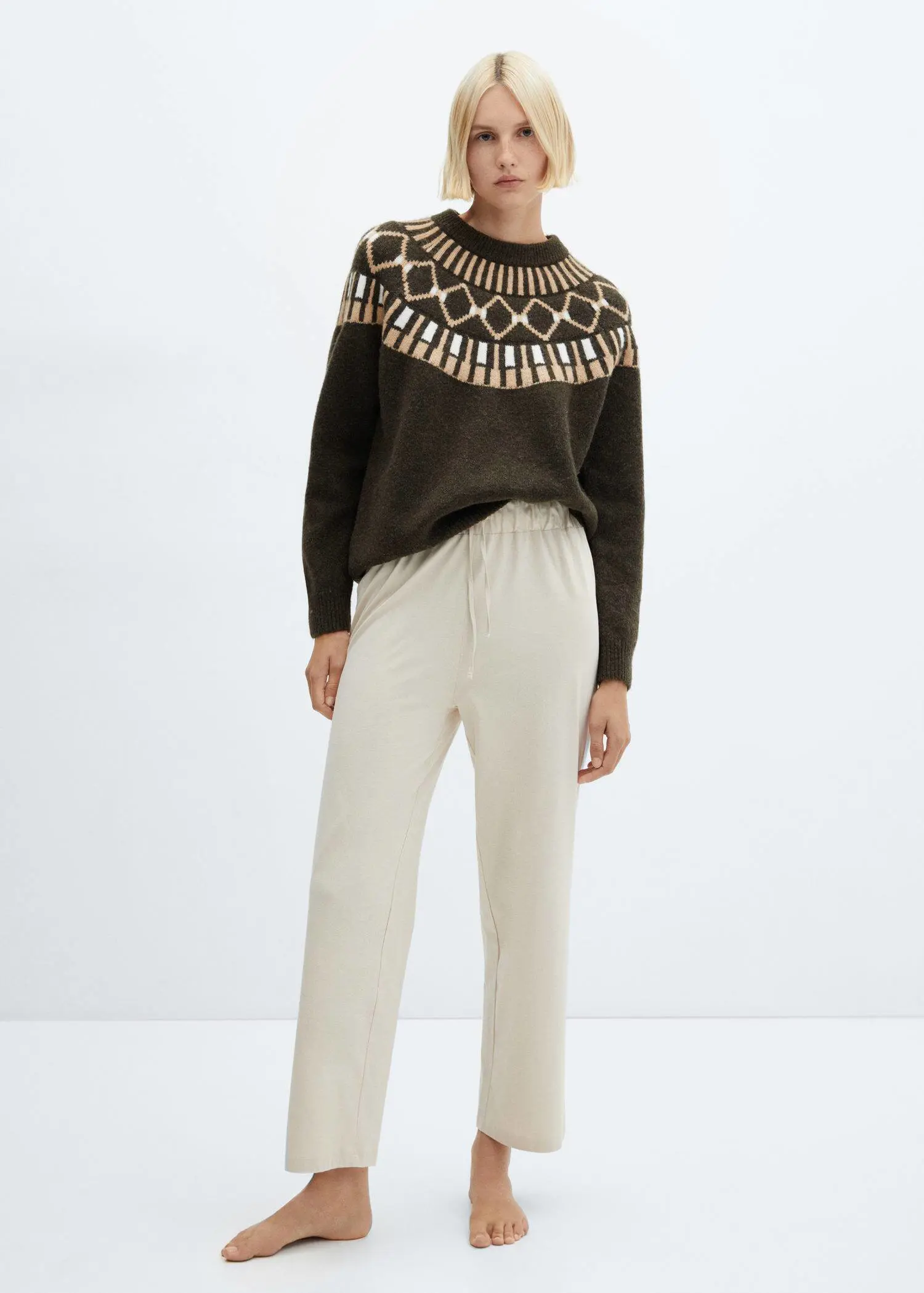 Mango Pull-over motifs col rond. 2