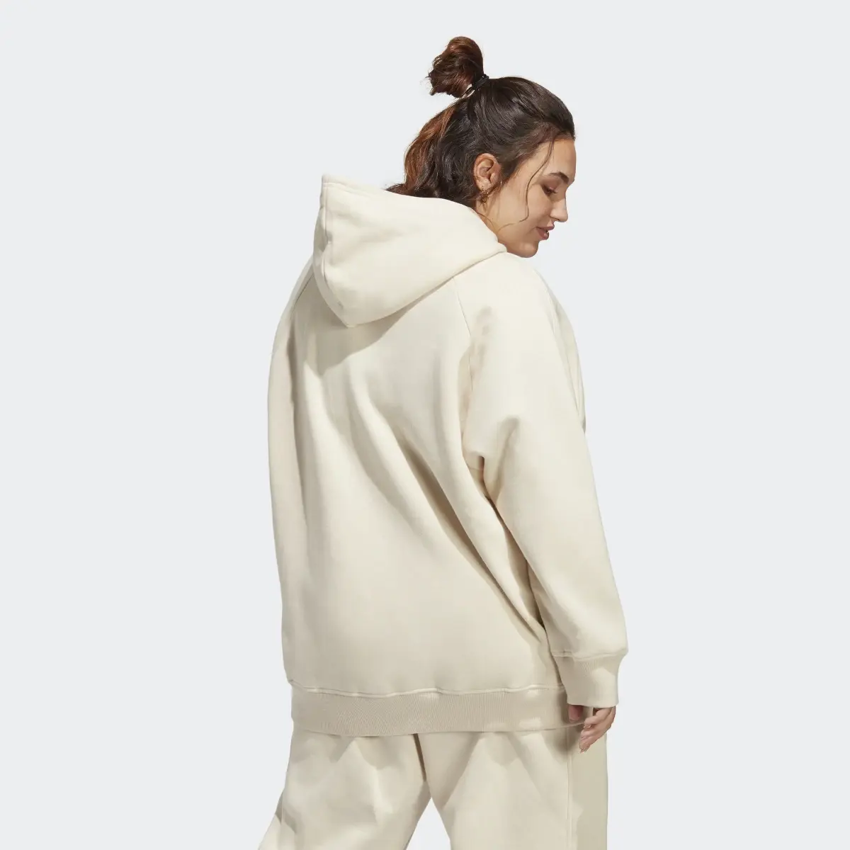 Adidas ALL SZN Fleece Boyfriend Hoodie (Plus Size). 3