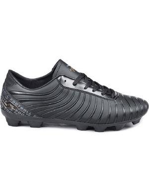 28367 Siyah Çim - Halı Saha Krampon Futbol Ayakkabısı