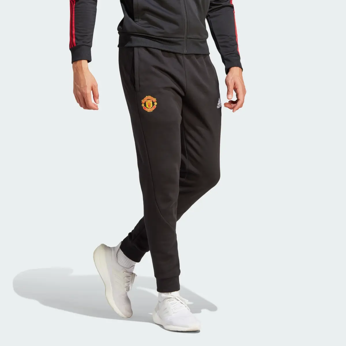 Adidas Calças em Fleece DNA do Manchester United. 1