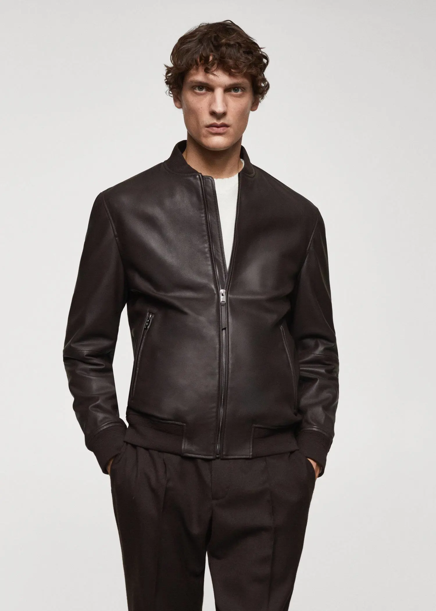 Mango 100% nappa leather jacket. 2