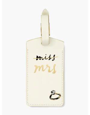 Miss To Mrs Luggage Tag