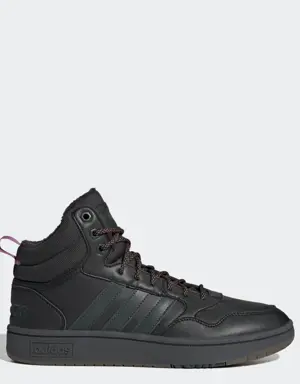 Adidas Hoops 3.0 Mid Lifestyle Basketball Classic Fur Lining Winterized Shoes