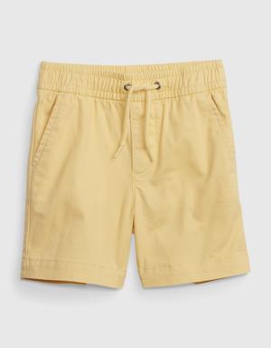 Gap Toddler Easy Pull-On Shorts yellow