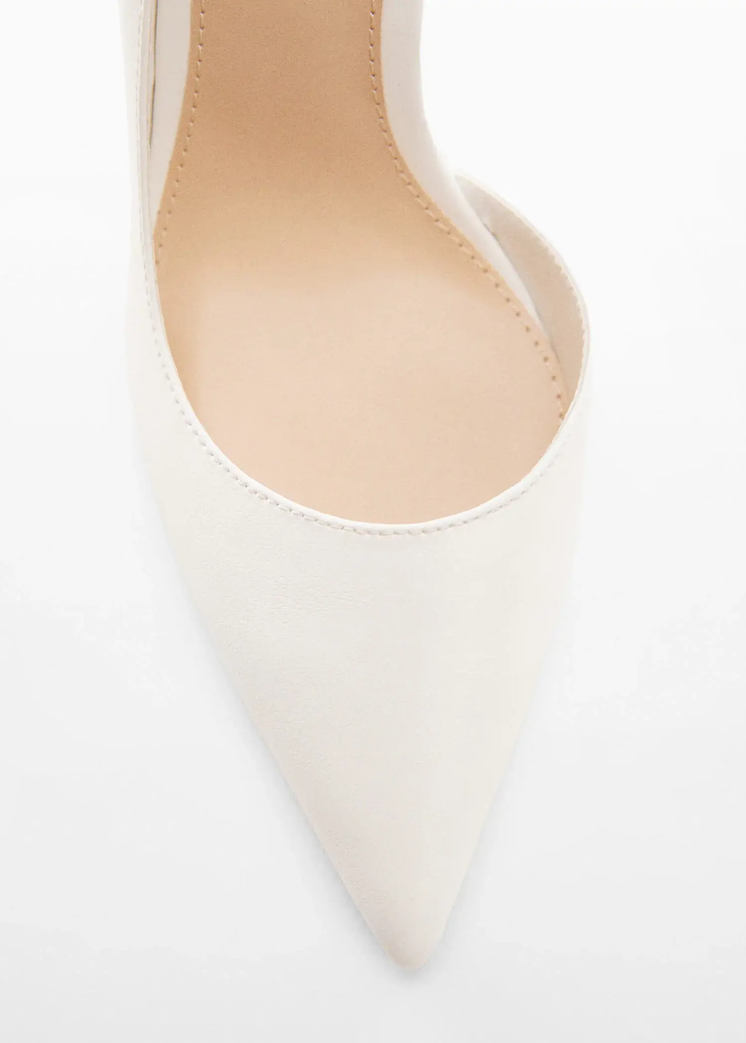 Mango Asymmetrical heeled shoes. 3