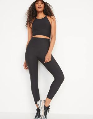 Old Navy PowerSoft Longline Sports Bra and Leggings 2-Pack black