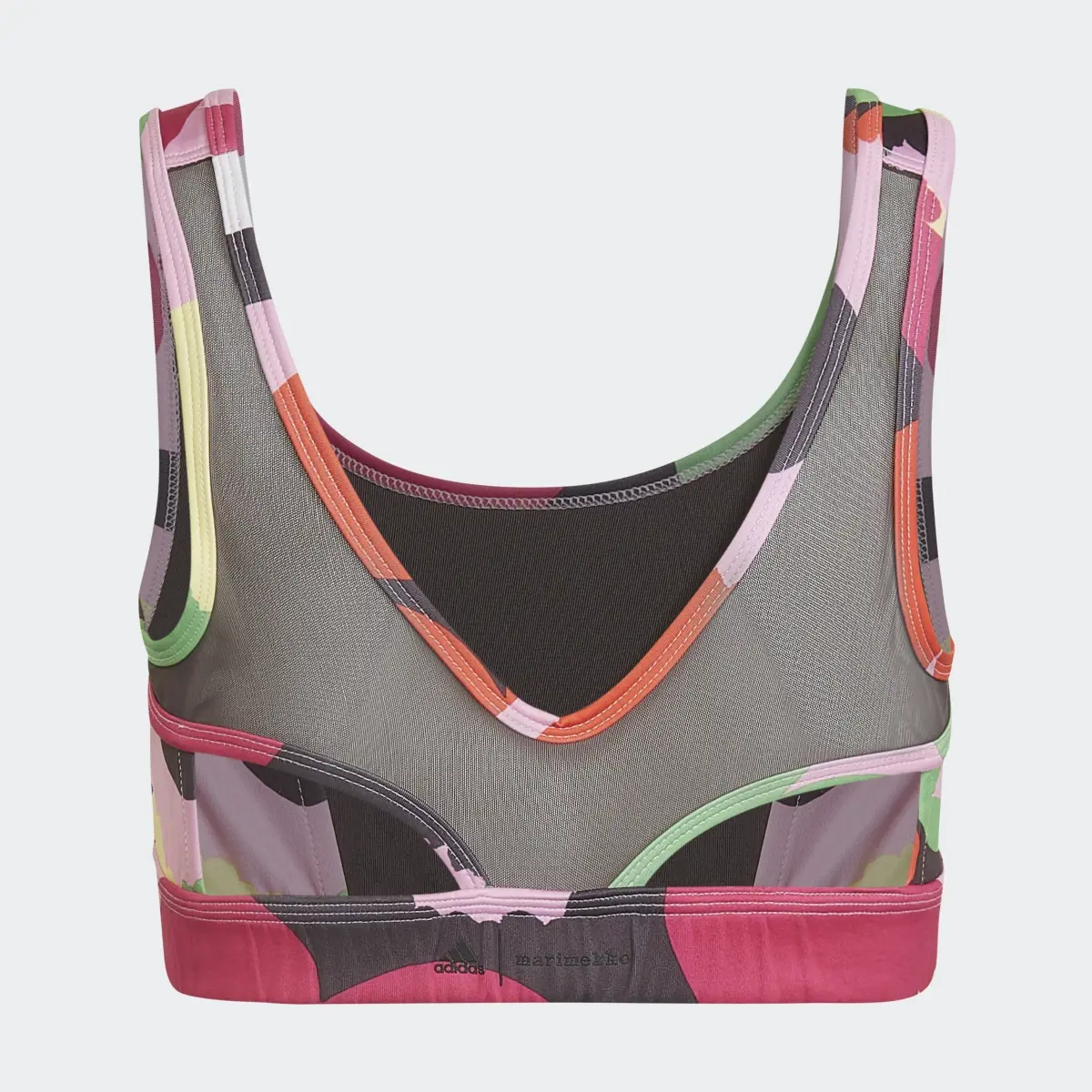 Adidas x Marimekko Believe This AEROREADY Training Floral-Print Bustier. 2