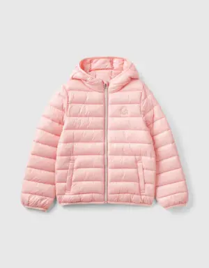 puffer jacket with hood