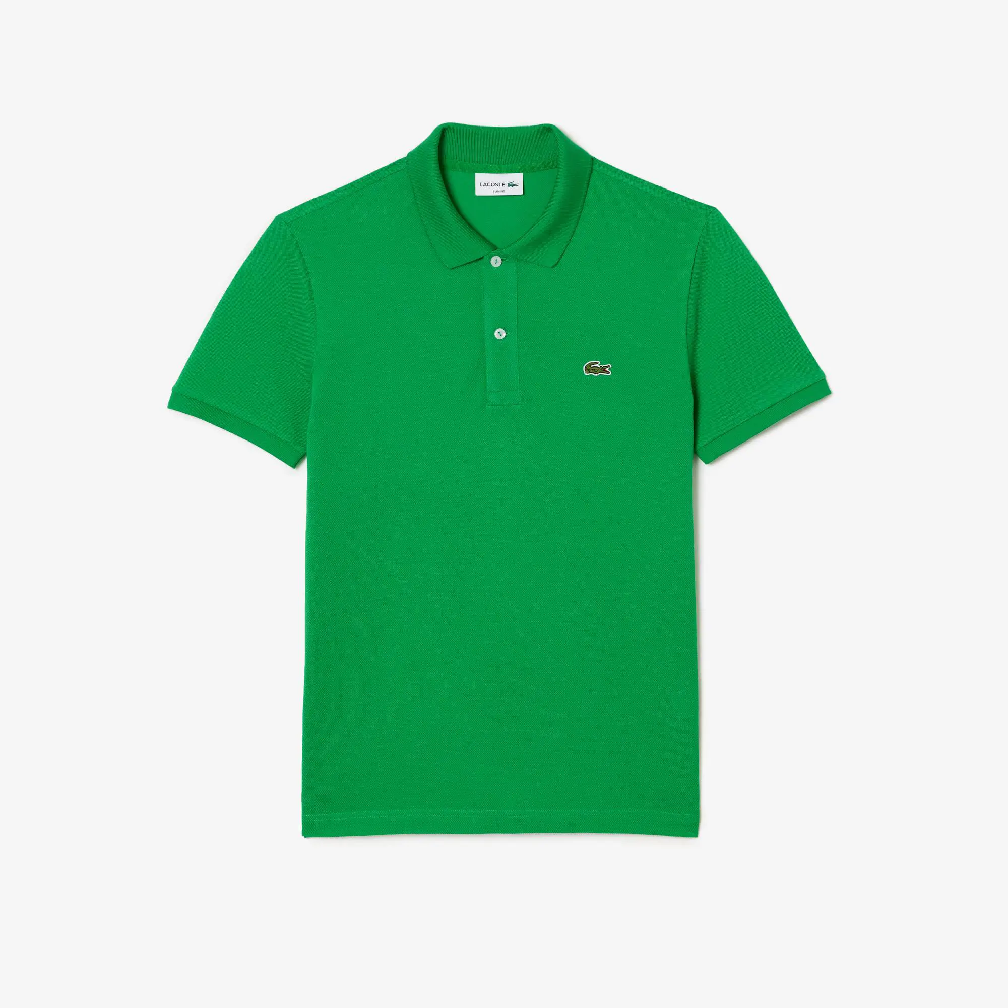 Lacoste Men's Original L.12.12 Slim Fit Petit Piqué Cotton Polo. 2 Lacoste Men's Original L.12.12 Slim Fit Petit Piqué Cotton Polo. 2
