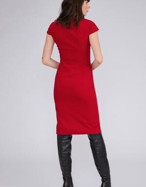 Aberto Kırmızı Renk Elbise