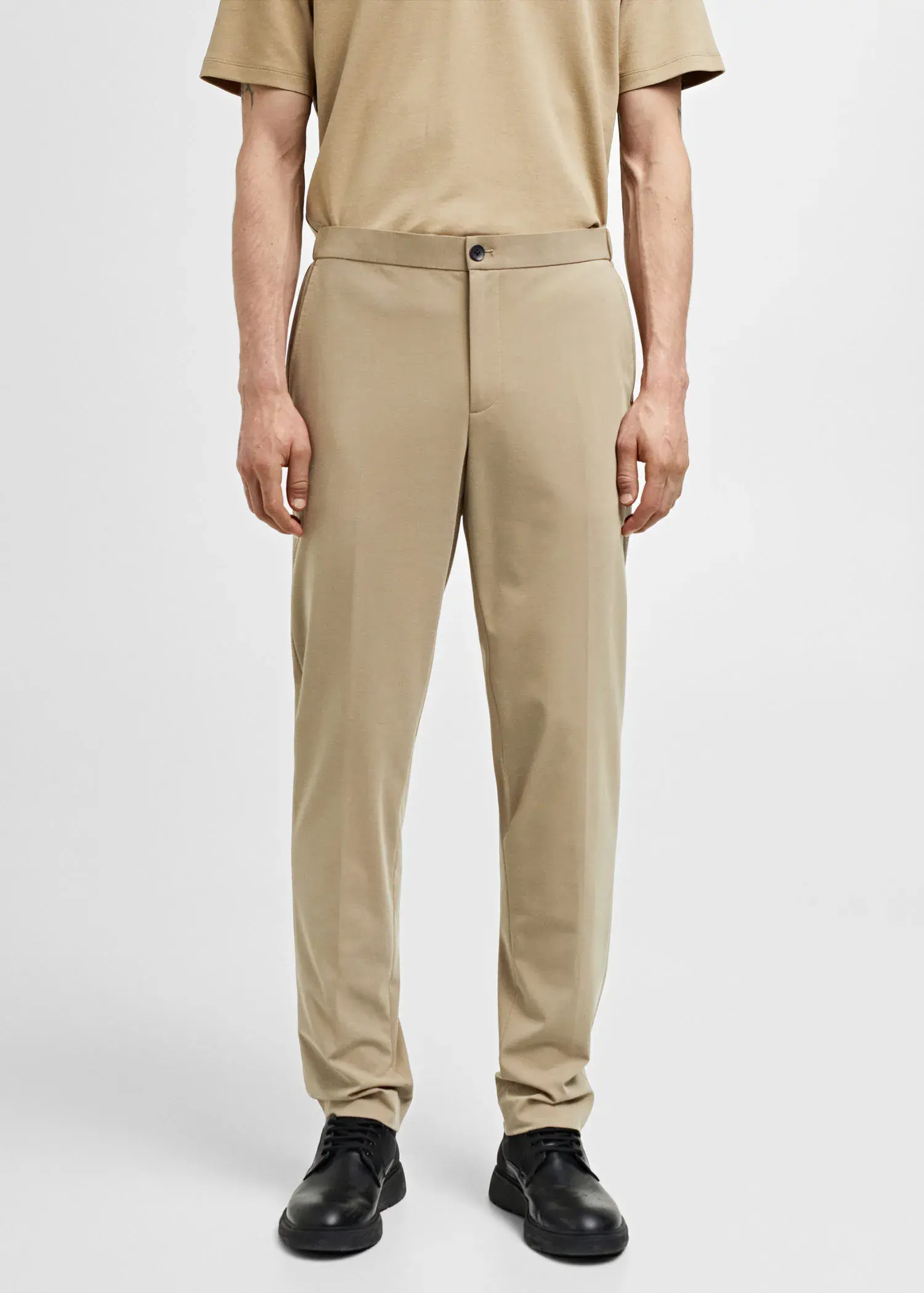 Mango Slim-fit cotton suit pants. 2