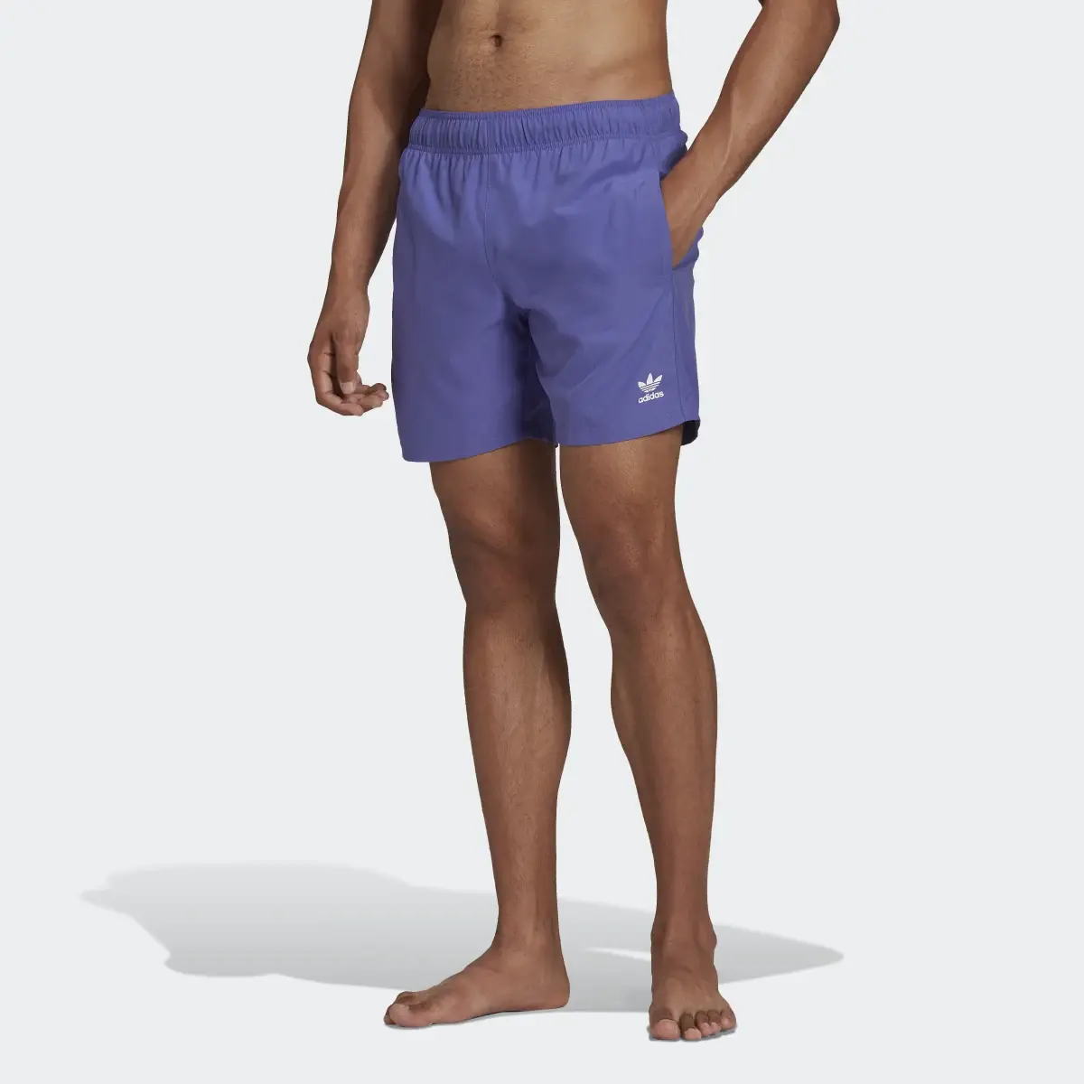 Adidas Adicolor Essentials Trefoil Swim Shorts. 1