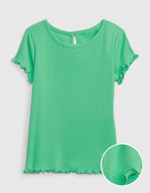 Gap Toddler Rib T-Shirt green