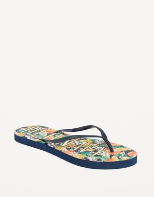 Old Navy Logo Graphic Flip-Flop Sandals for Women (Partially Plant-Based) pink