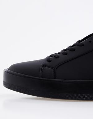 Siyah Bağcıklı Yüksek Taban Erkek Spor Ayakkabı - 89101