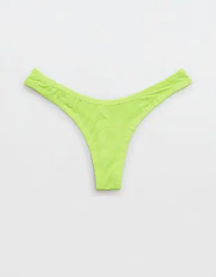 American Eagle Superchill Modal Rib Thong Underwear. 1