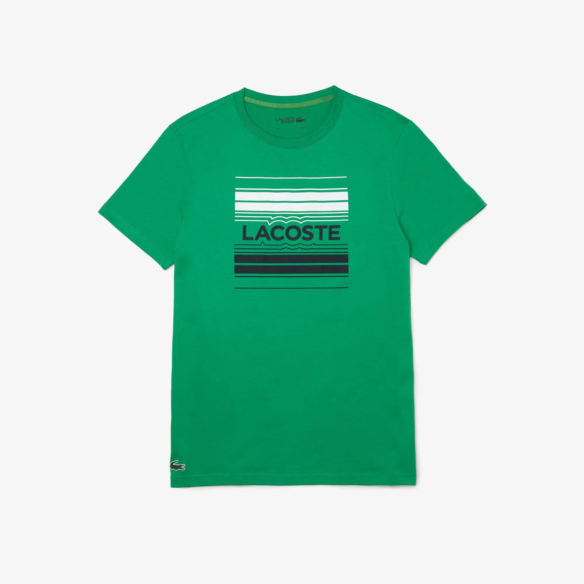 Lacoste Men's SPORT Stylized Logo Print Organic Cotton T-Shirt. 2