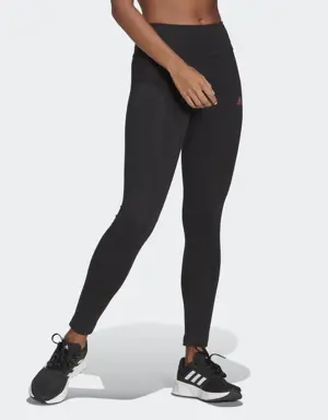Adidas ESSENTIALS HIGH-WAISTED LOGO LEGGINGS. 3 Adidas ESSENTIALS HIGH-WAISTED LOGO LEGGINGS. 3