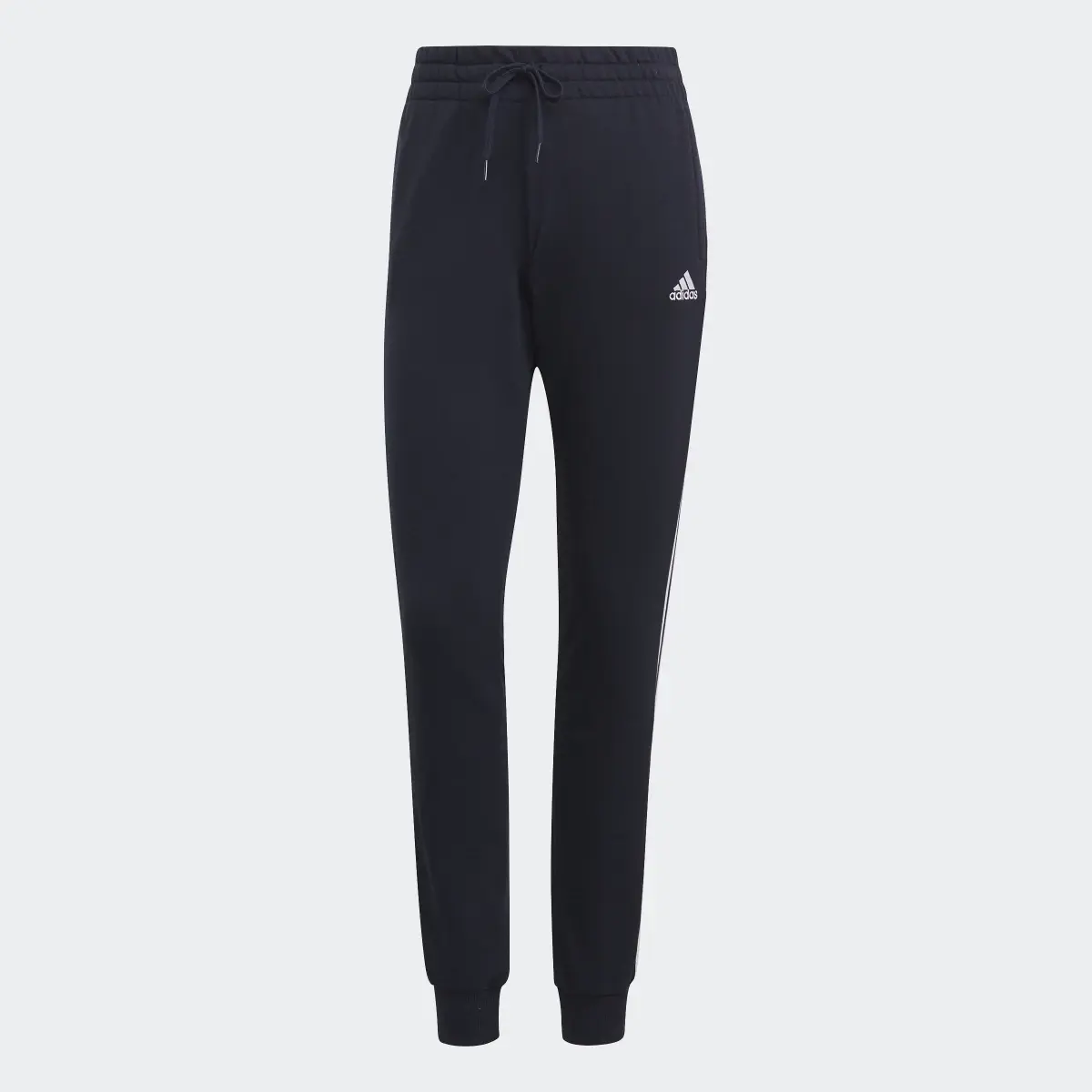 Adidas Essentials French Terry 3-Stripes Pants. 1