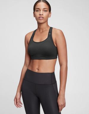 Maternity GapFit Low Impact Nursing Sports Bra black