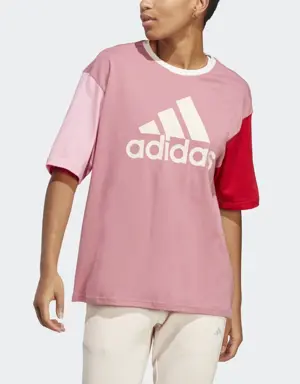 Adidas Playera Essentials Boyfriend Logo Grande