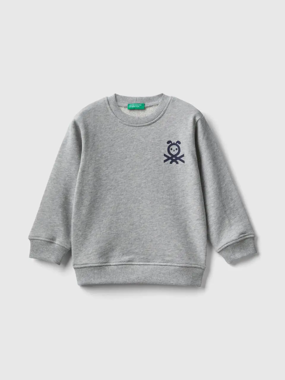 Benetton sweatshirt in 100% organic cotton. 1