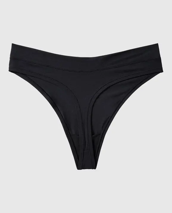 La Senza Ultrasoft Modal High Leg Thong Panty. 3