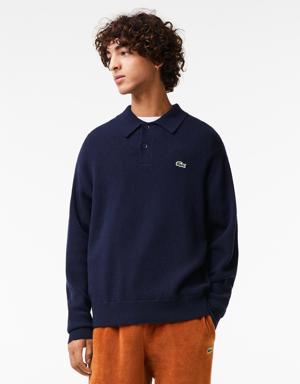 Lacoste Erkek Polo Yaka Yün Lacivert Kazak. 2 Lacoste Erkek Polo Yaka Yün Lacivert Kazak. 2