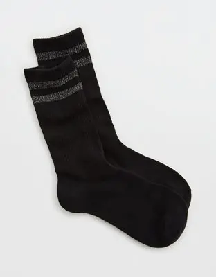 American Eagle Ribbed Cotton Crew Socks. 1