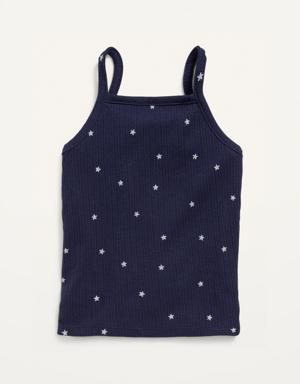 Rib-Knit Cami for Girls blue