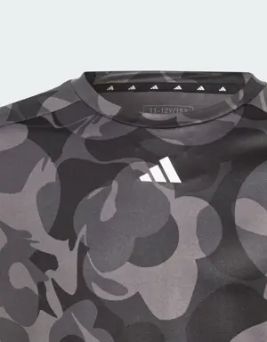 Adidas T-shirt Essentials AEROREADY Seasonal Print Crop Junior. 3 Adidas T-shirt Essentials AEROREADY Seasonal Print Crop Junior. 3