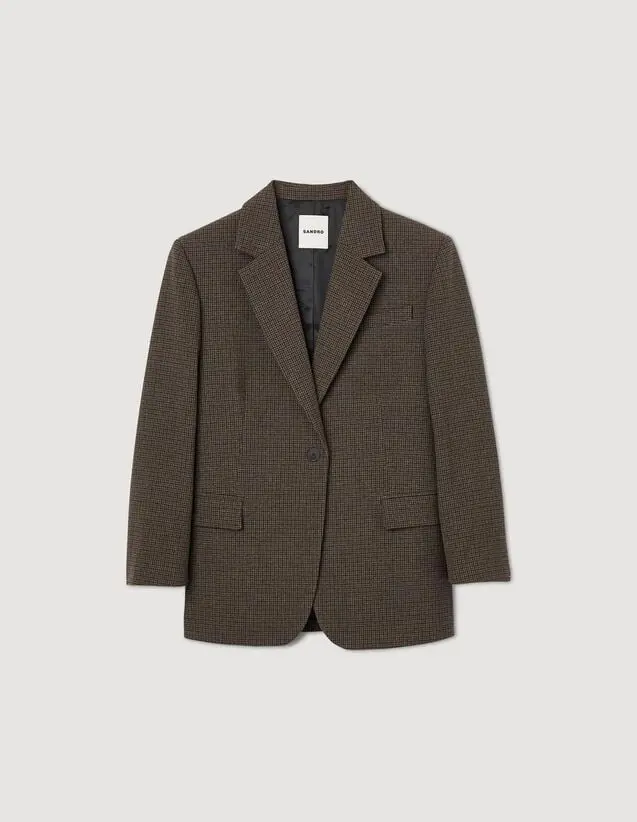 Sandro Suit jacket with small checks. 2