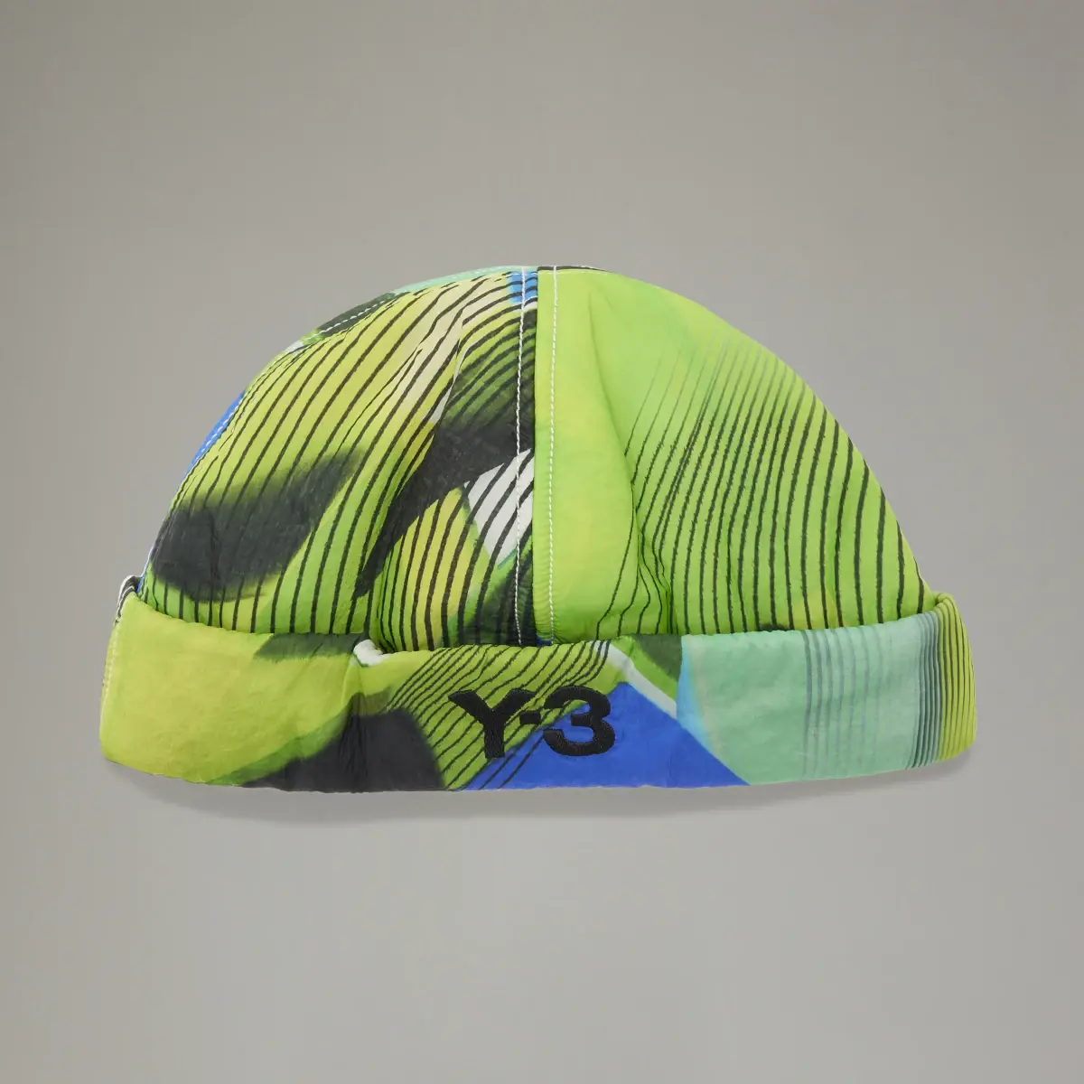 Adidas Y-3 Allover-Print Beanie. 2