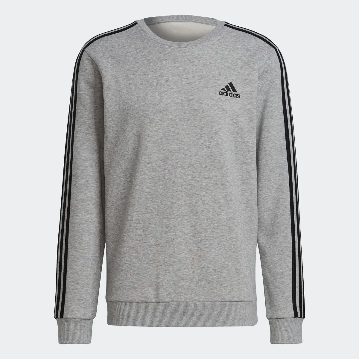 Adidas Essentials Fleece 3-Streifen Sweatshirt. 1