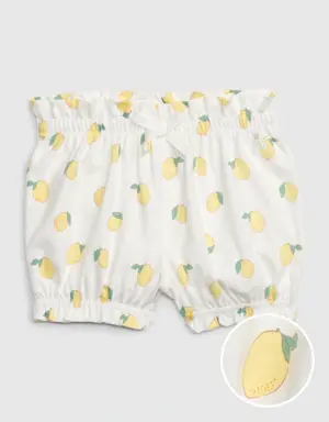 Gap Baby 100% Organic Cotton Mix and Match Pull-On Shorts yellow