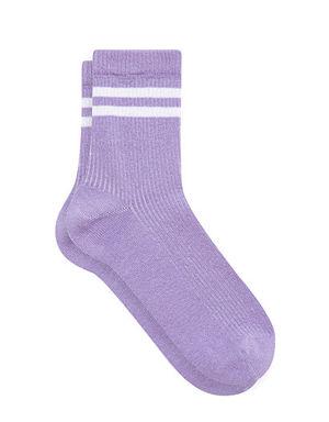 Lila Soket Çorap