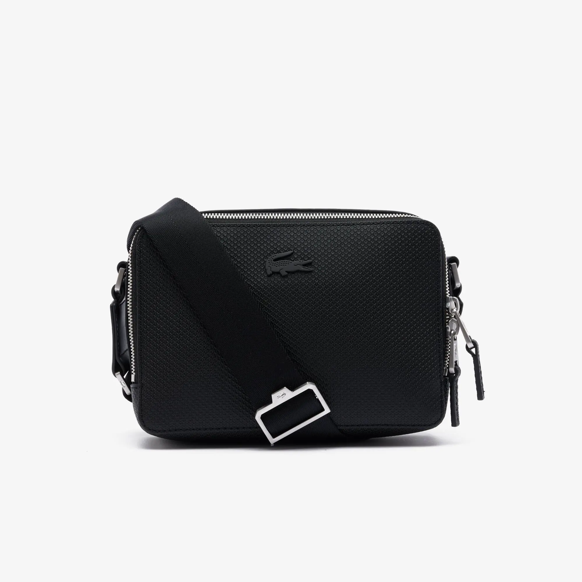 Lacoste Chantaco Leather Mini Satchel. 1