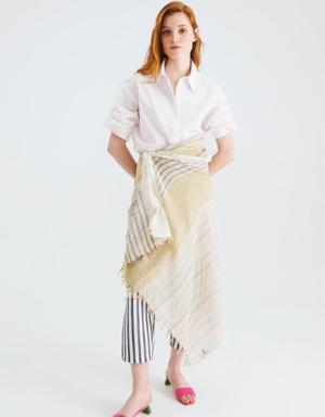 PASTEL STRIPED DESERT SCARF - Conscious Product