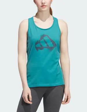 Adidas 3 Bar Logo Graphic Tank Top