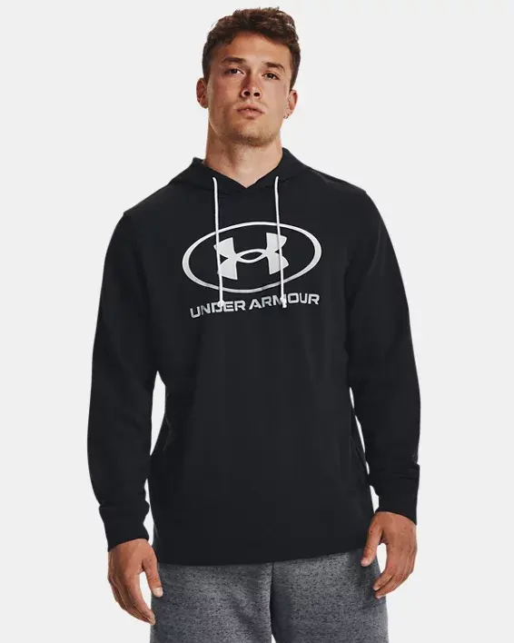 Under Armour Men's UA Rival Terry Graphic Hoodie. 1