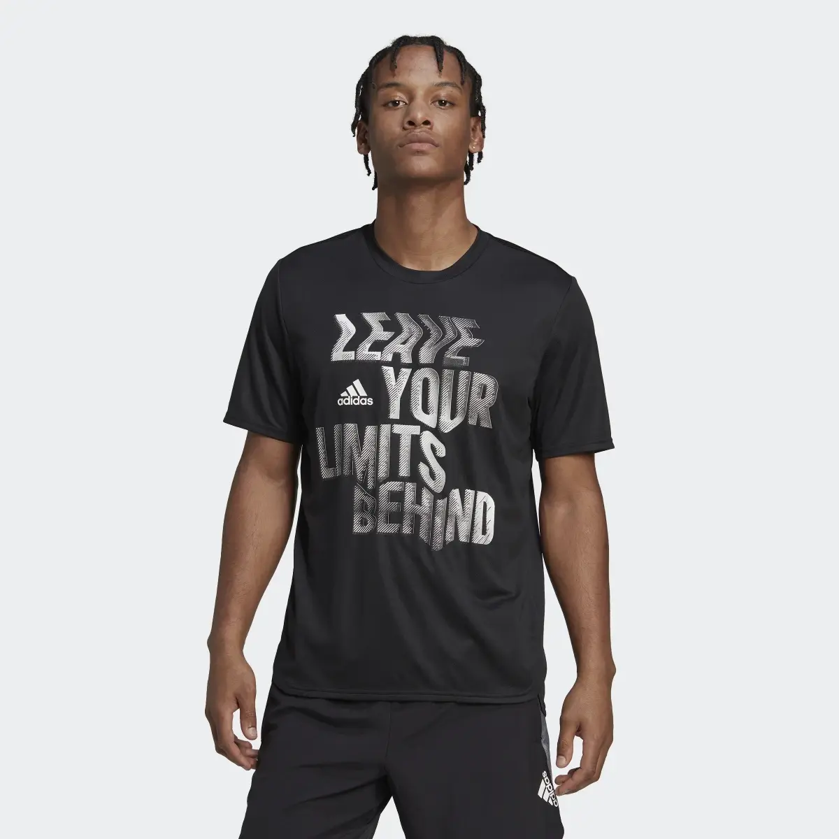 Adidas Designed for Movement AEROREADY HIIT Slogan Training Tee. 2