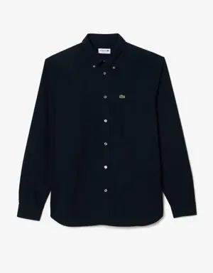 Lacoste Regular Fit Hemd aus Oxford-Baumwolle