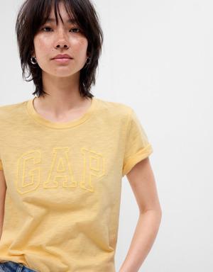 %100 Organik Pamuk Gap Logo T-Shirt