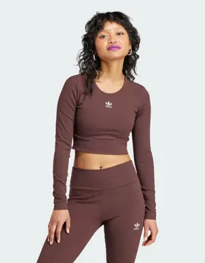 Essentials Rib Long Sleeve Tee