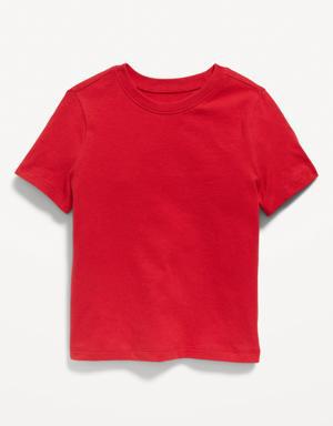 Unisex Short-Sleeve T-Shirt for Toddler red